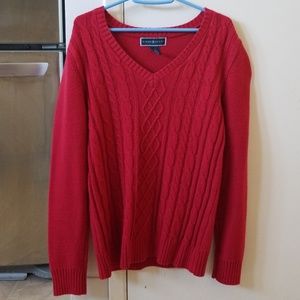 Red Knitted Sweater